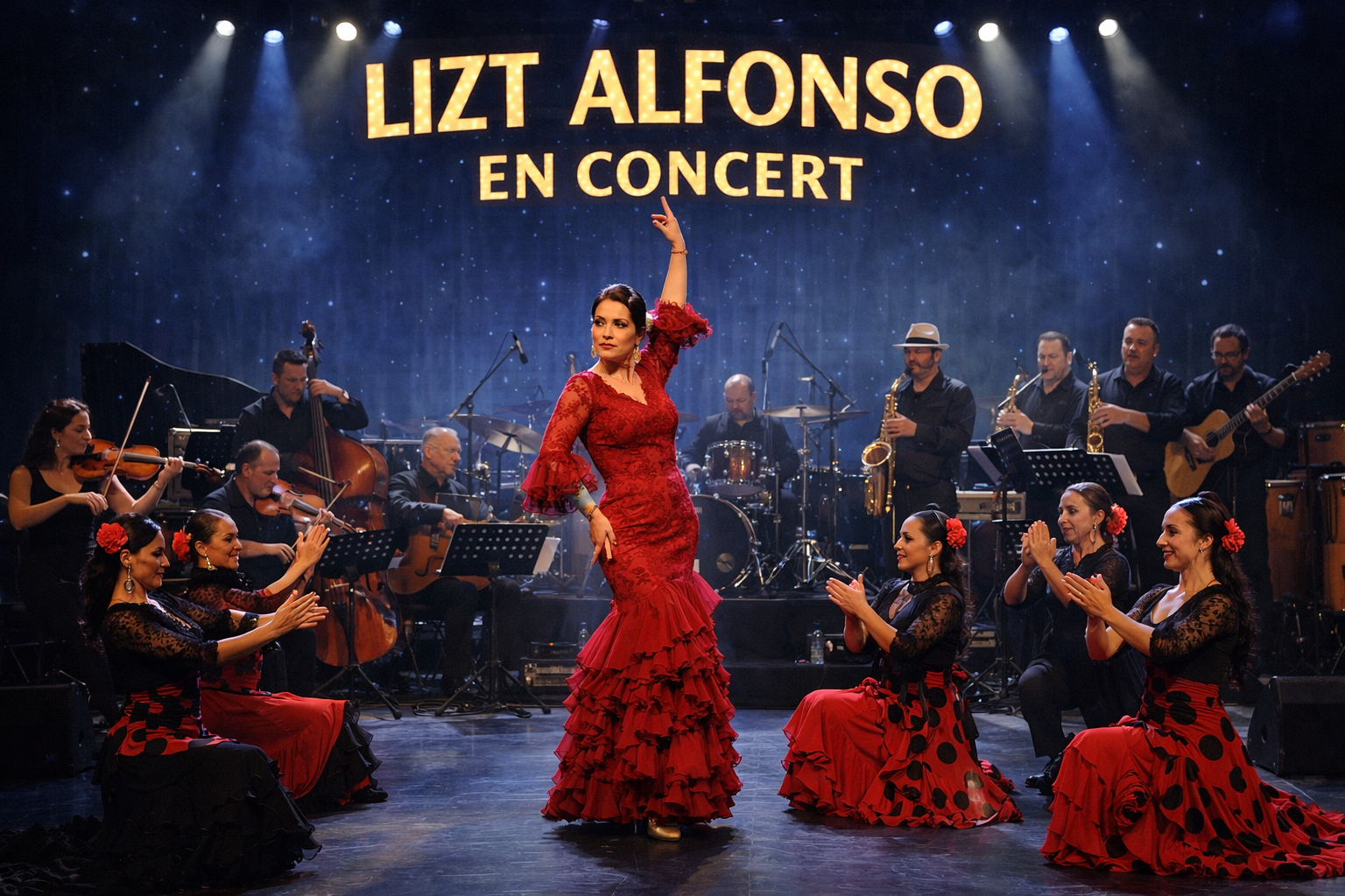 Lizt Alfonso en concert sur scène